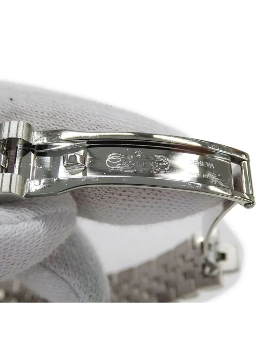 Rolex Datejust D Number Watch Shell Automatic Winding at Stainless Steel White